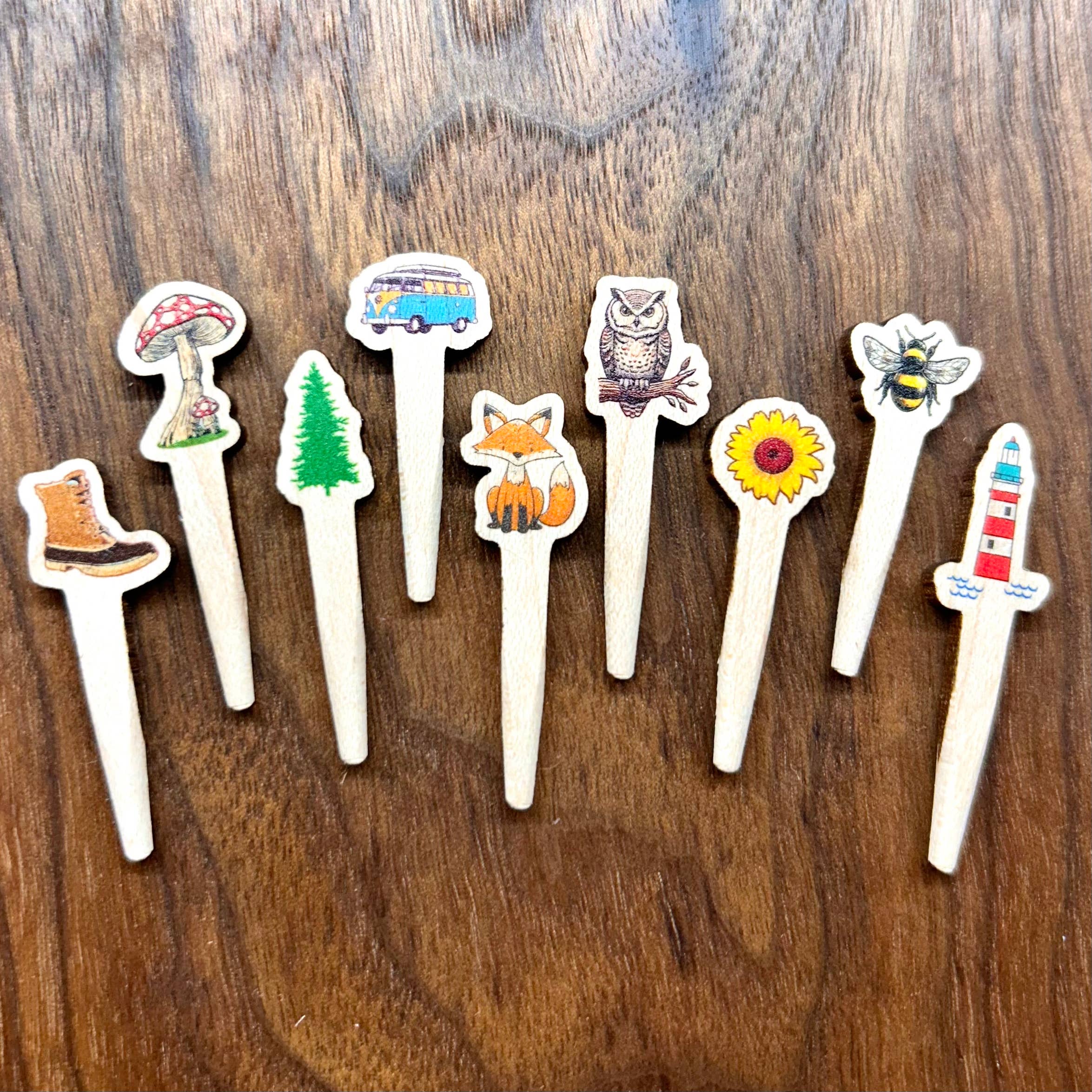 Cast & Carve – Großhandel Brettspiele – Vollfarbige Kribbage-Klammern für Wildtiere — Maßgefertigt5