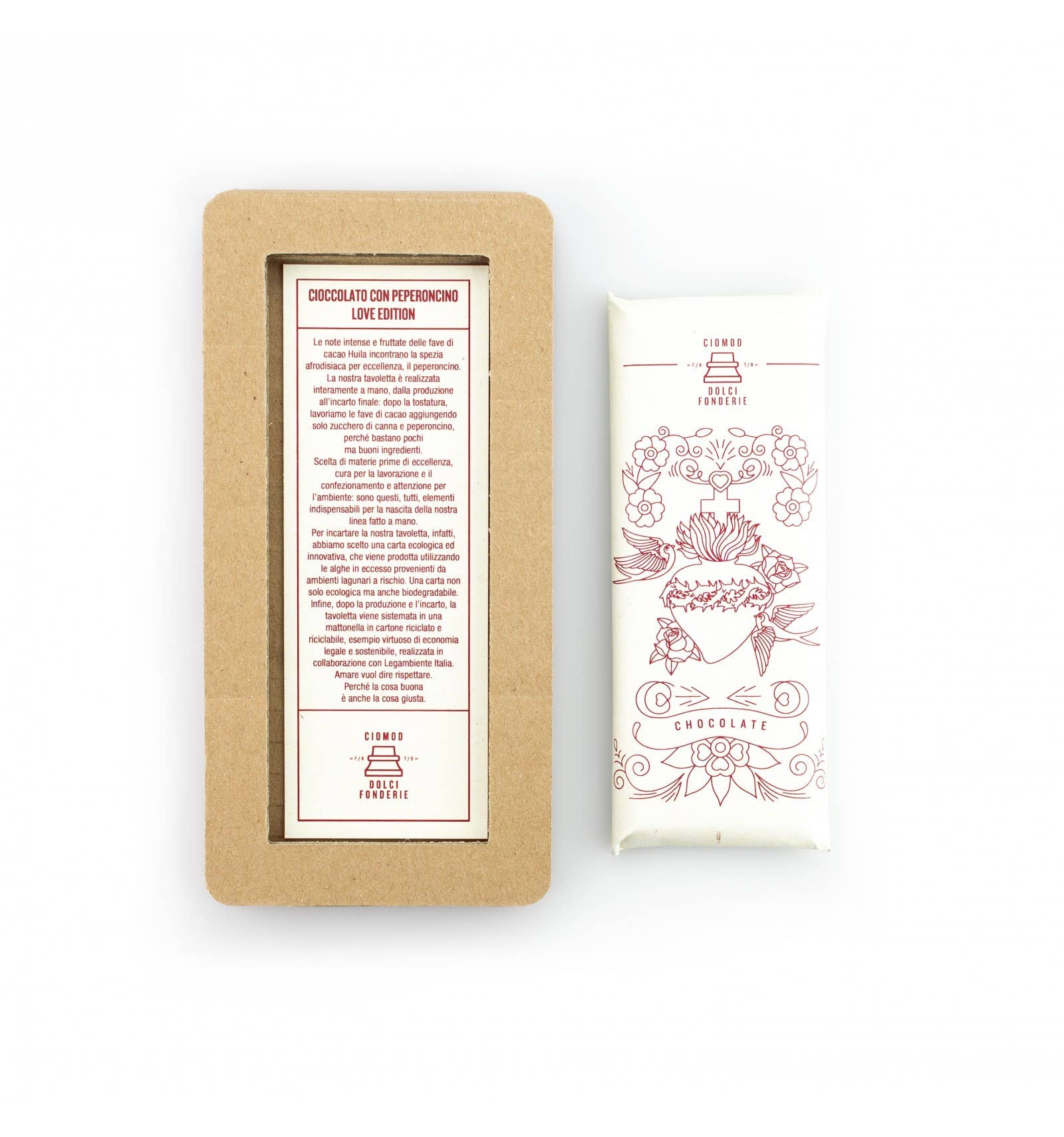 Emporio Sicilia - Wholesale Chocolate Bar - IGP Modica Chocolate with Chili Pepper - Ciomod3