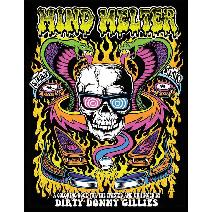 Mind Melter: A Coloring Book for the Twisted and Unhinged for wholesale by Microcosm Publishing & Distribution