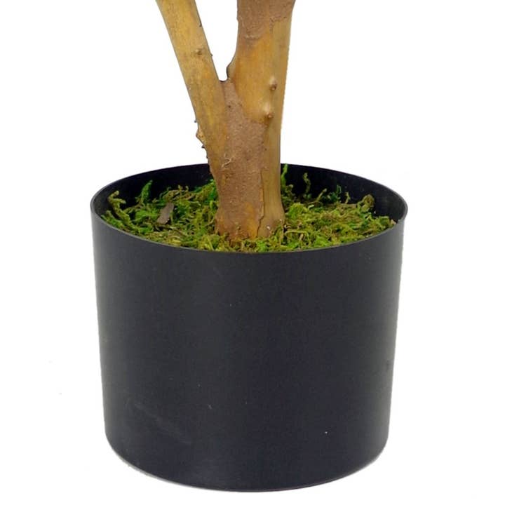 Leaf Design UK LTD - Vendita all'ingrosso Piante artificiali - Ulivo artificiale, vaso in plastica nera, 65 cm, colore: oliva di lusso