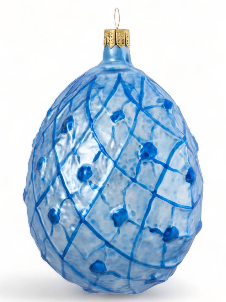 Huevo Grande Azul para venta al por mayor de Oberfränkische Glas Marke