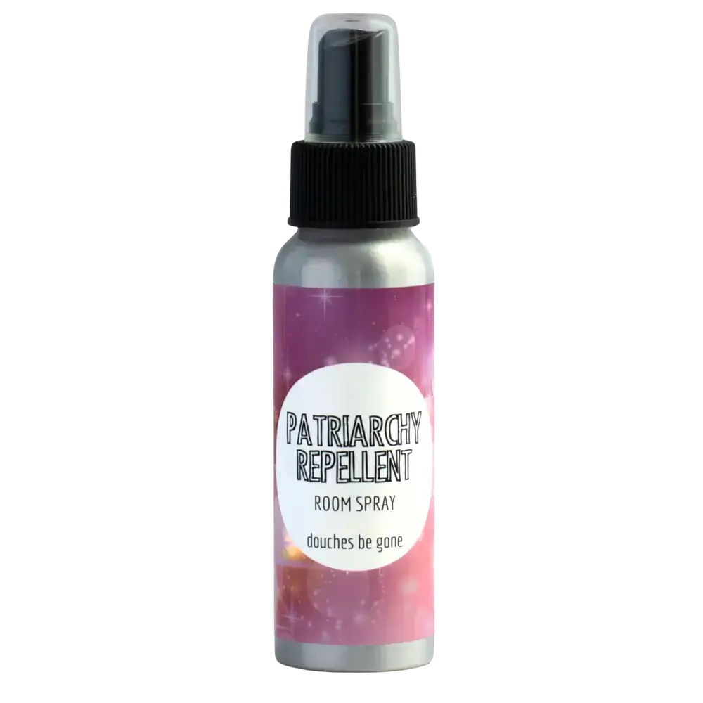 Badgerface Beauty Supply - Venta al por mayor Espráis para interior y ropa de cama - Regalos feministas. Repelente del patriarcado. Maldice el patriarcado.1