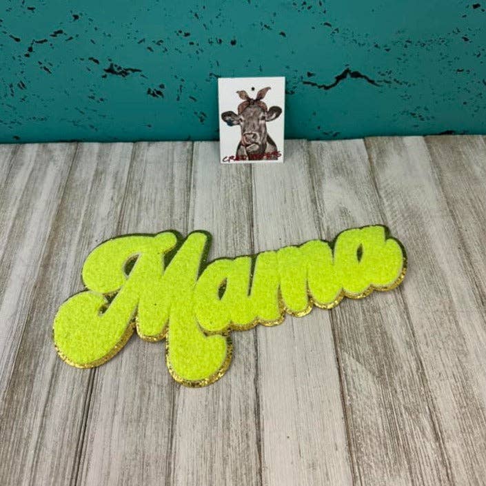 Crazy Heifers Wholesale - Wholesale Patch - Chenille MAMA & WEEKEND Patch-Iron on-NEW COLORS9