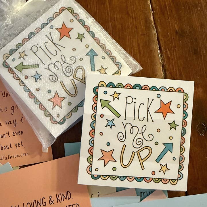 Mindfulnice - Wholesale Meditation Supplies - Pick Me Up Affirmation Cards for Mental Health & Wellness