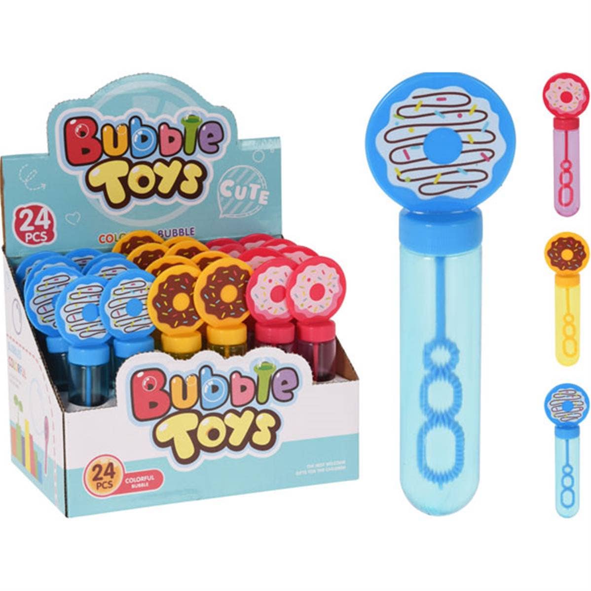 TSJJ - Wholesale Bubble Wand - Kids - Donuts Soap Bubbles 30 ml0