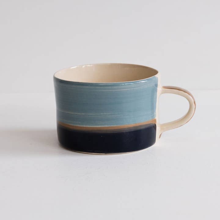 Musango - Wholesale Coffee Mug - Contemporary Handmade Mug Tri Colour