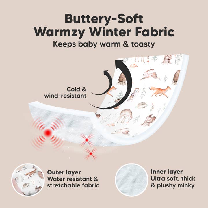 KeaBabies - Wholesale Car Seat Cover - Kids & Baby - KeaBabies Warmzy Baby Carseat Cover (Arcadia)