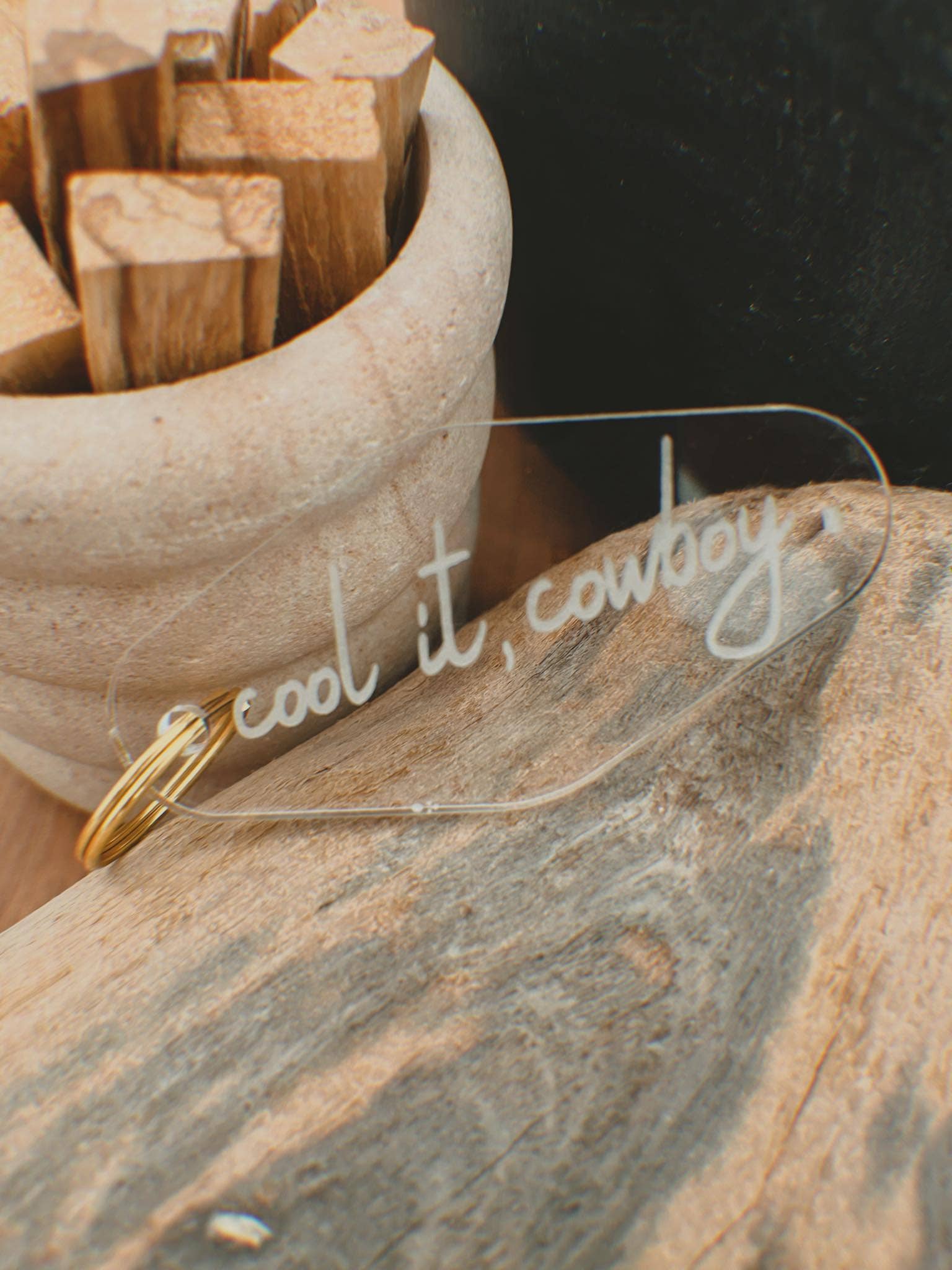 GoneWestDesigns – wholesale Nyckelring - Unisex – Cool It, Cowboy nyckelring1