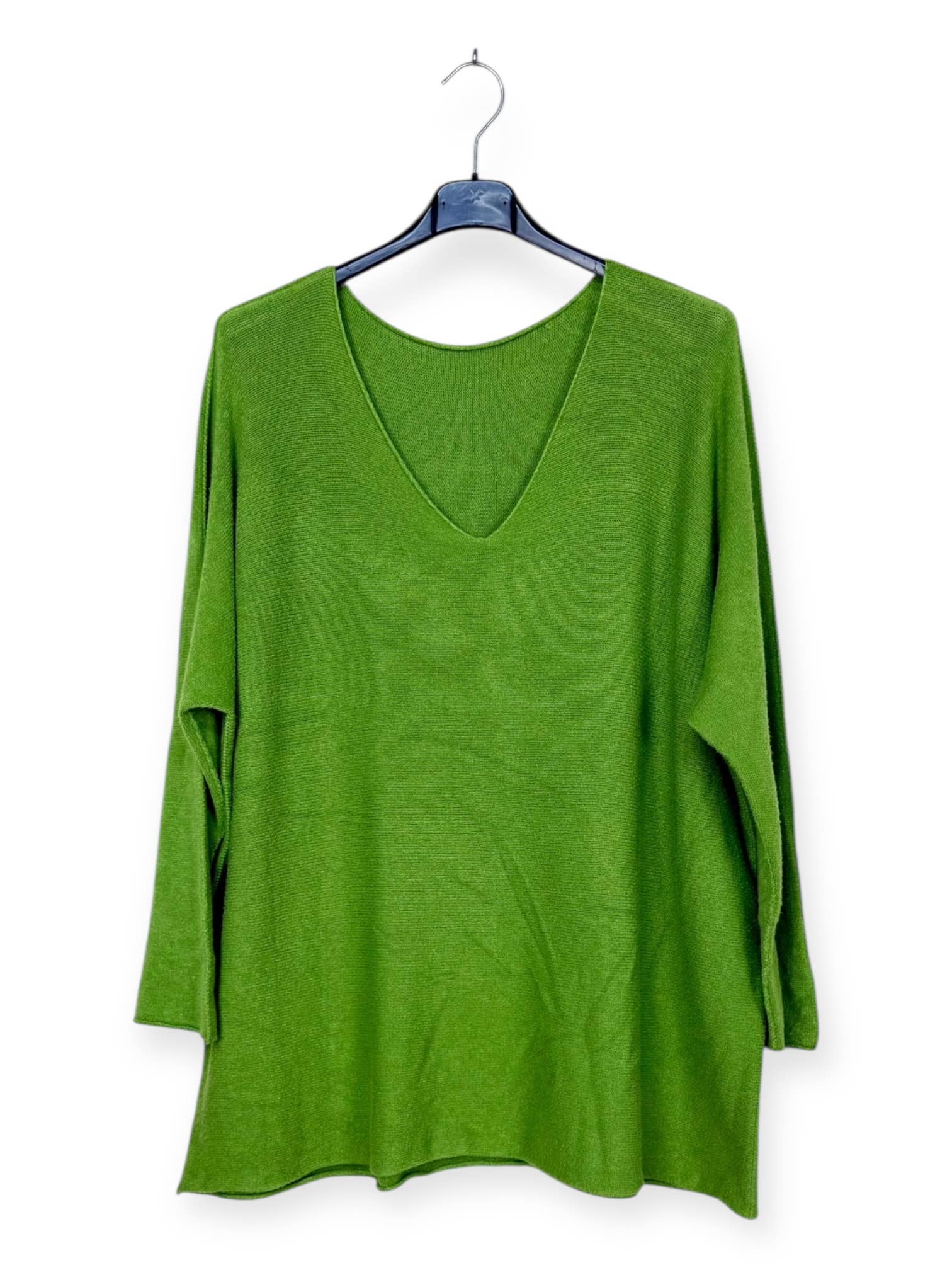 Lucky Nana - Wholesale Knit Sweater - Women's - AH L2218 - Plus Size V-Neck Sweater35