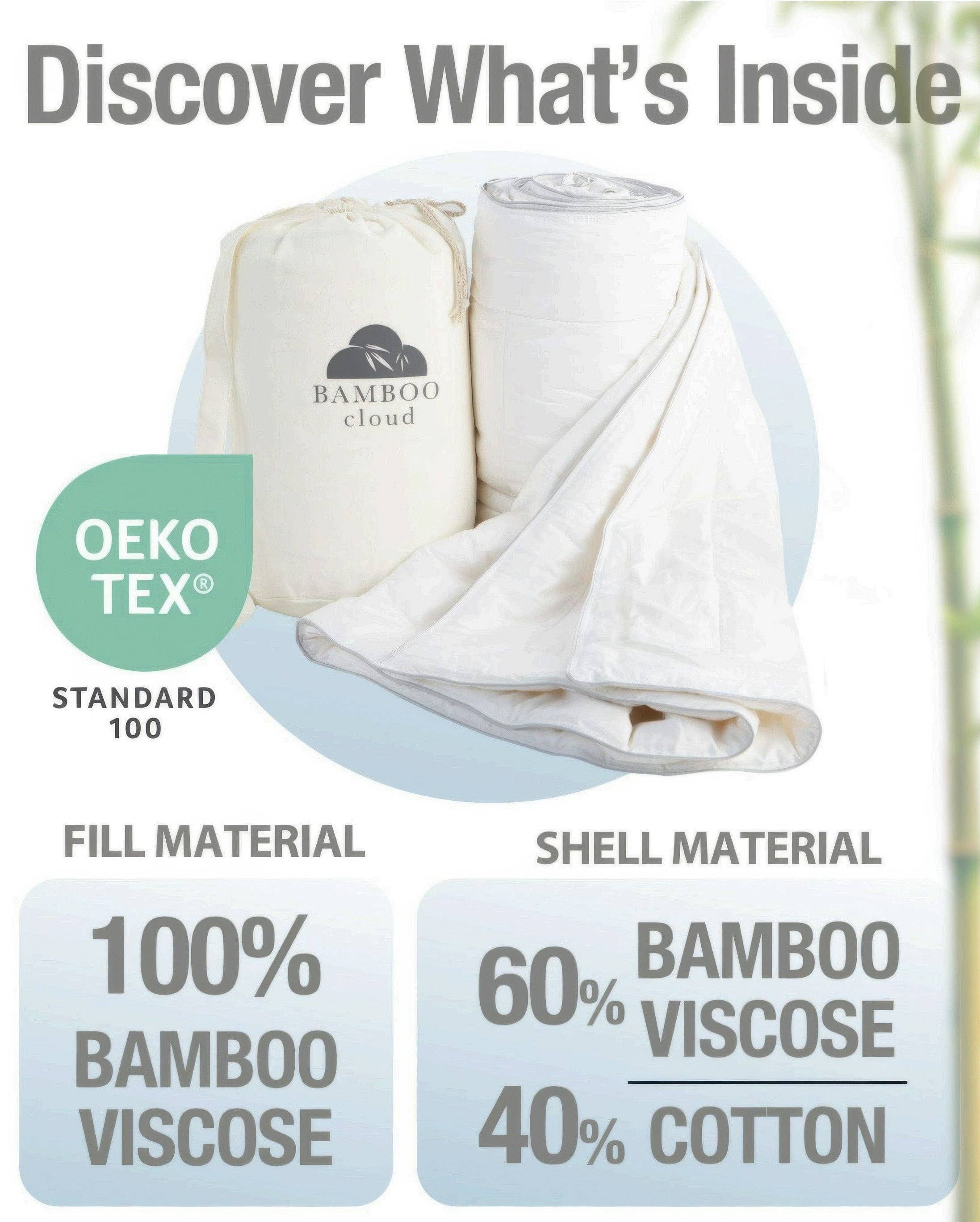 Desert Breeze Distributing - Wholesale Down Comforter - Bamboo Cooling Comforter, Lightweight and Cooling Duvet Insert4