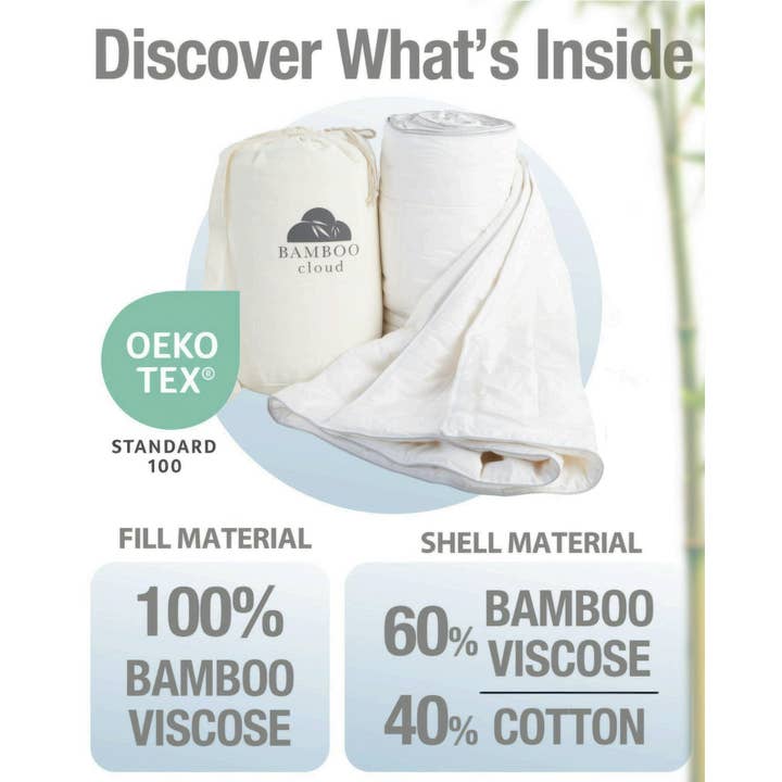 Desert Breeze Distributing - Wholesale Down Comforter - Bamboo Cooling Comforter, Lightweight and Cooling Duvet Insert4