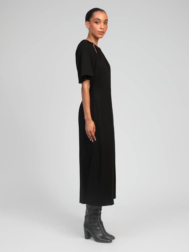 An'ge – Engroshandel Kjole - Dame – LANG KJOLE MORIANA sort3