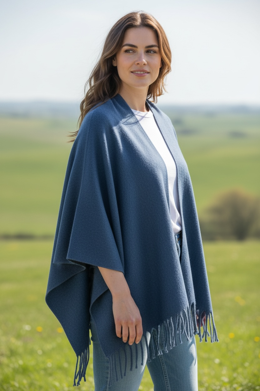 LINEN & COTTON HOUSE - Vente Poncho – femme - 8332 PONCHO FALL WINTER CLOTHING 5