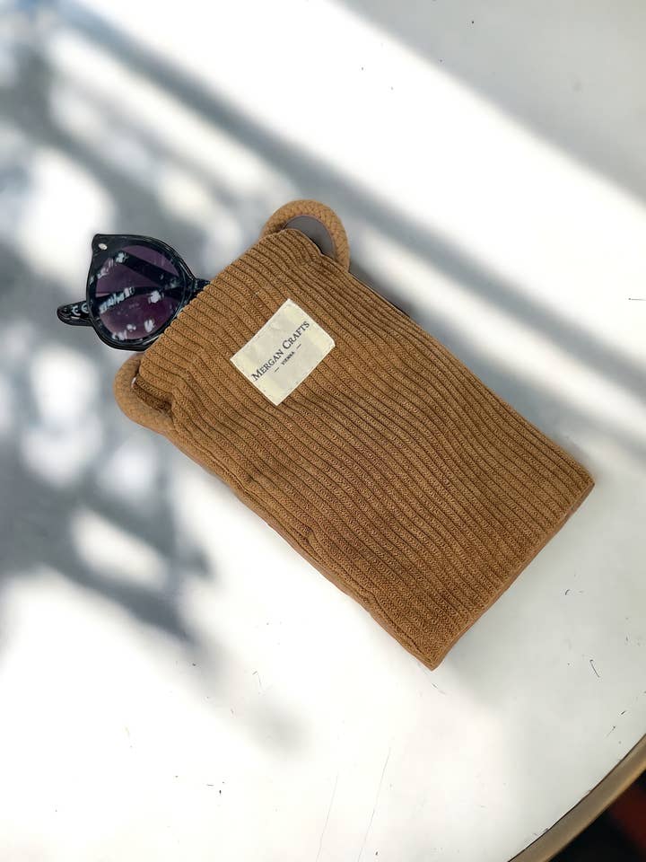 Neckbag, Glasses Cover, Eyewear case, Phone Case - Corduroy for wholesale by MERGAN CRAFTS - TEXTILE