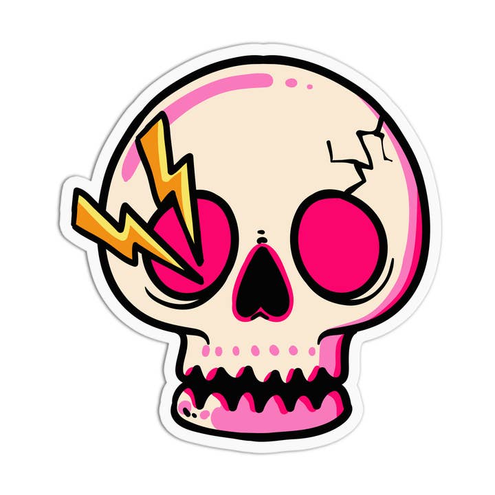 Adesivi testurizzati in vinile Skull 3 per la vendita all'ingrosso da parte di Girls Printing House