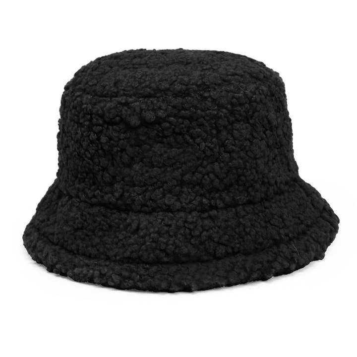 Fashion City - Wholesale Bucket Hat - Women's - Boucle Teddy Winter Bucket Hats