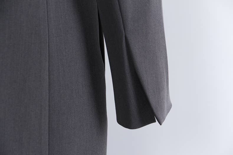 Färg som bilder CT149 Tidig Höst Blomapplikation Skräddarsydd Medellång Kappa för wholesale på Faire8