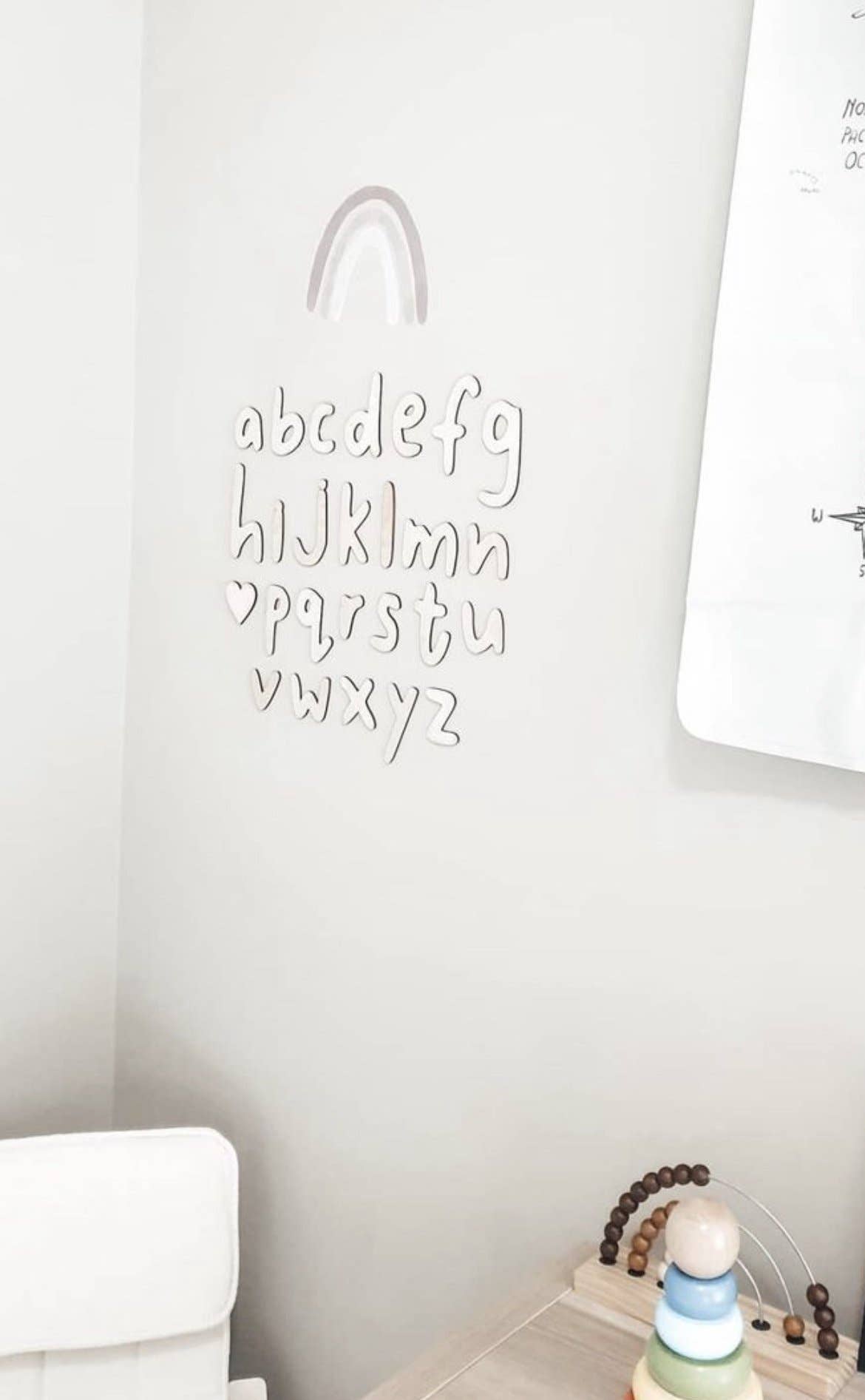 Timber Tinkers – Großhandel Wanddeko - Kind & Baby – Alphabet aus Naturholz – Wanddekoration für Kinderzimmer10