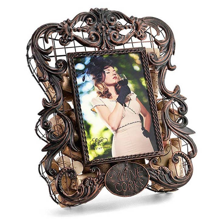 Cork Cage Photo Frame #91-060 for wholesale by IWA Wine Accessories
