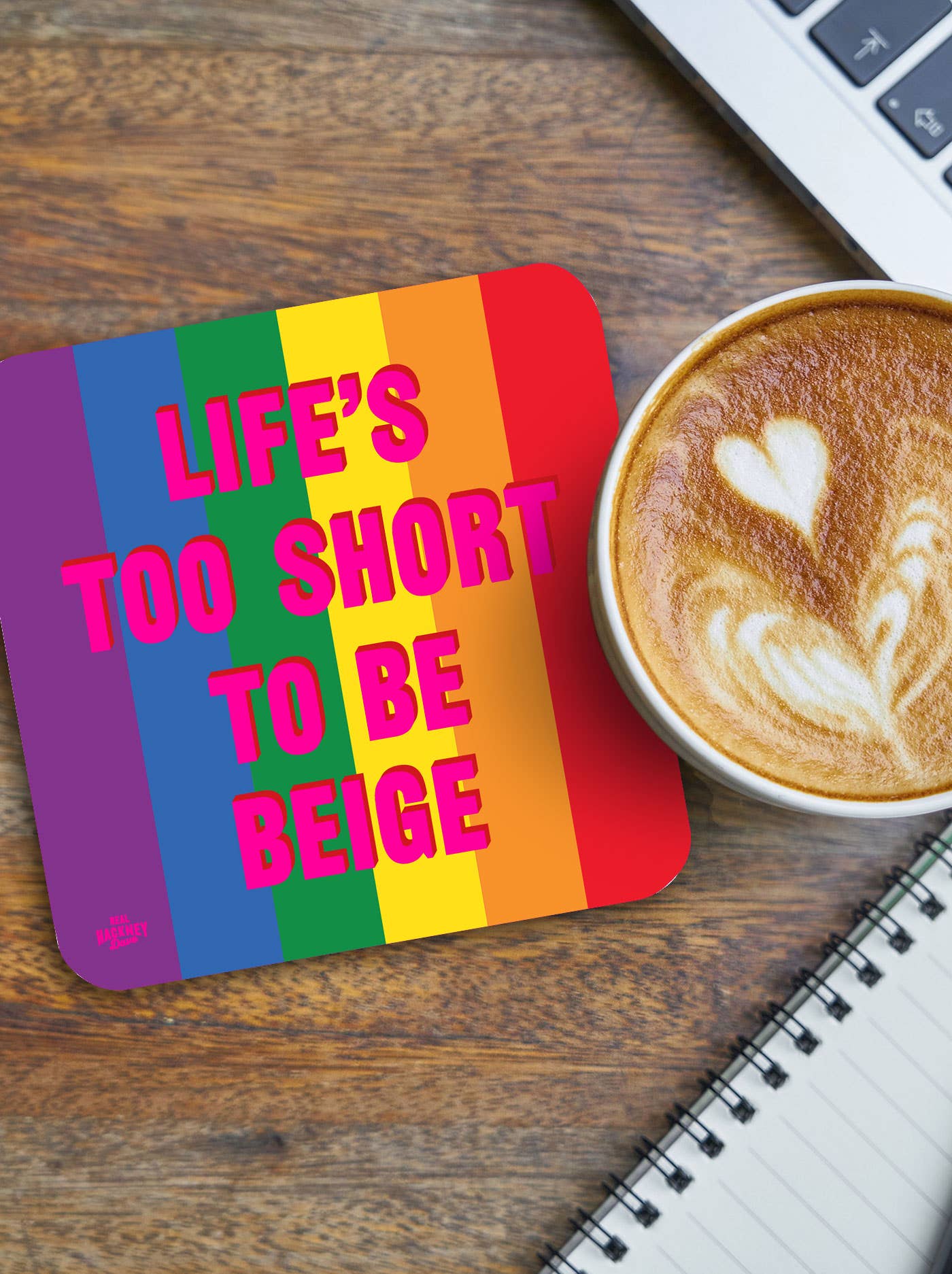 Brainbox Candy – wholesale Coasters – Funny Gift - Life Is Too Short Coaster By Real Hackney Dave2