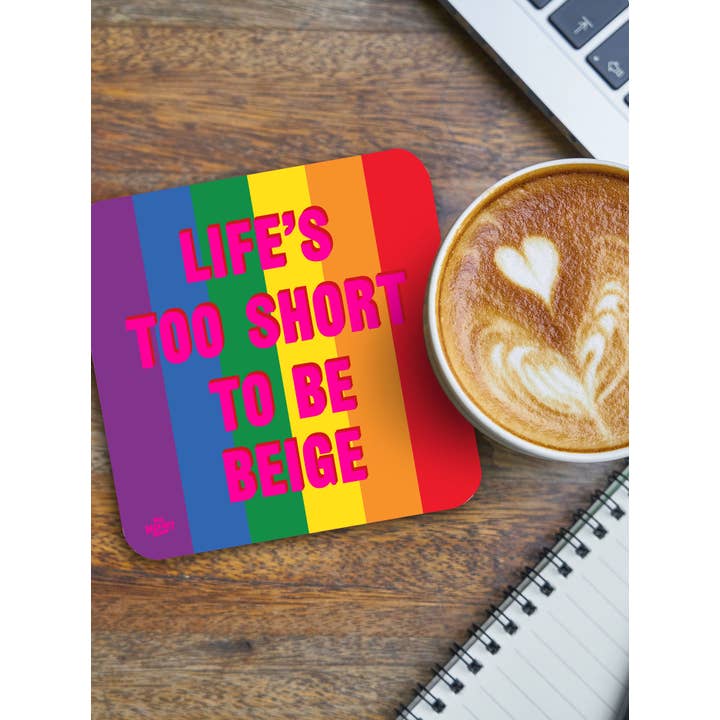 Brainbox Candy – wholesale Coasters – Funny Gift - Life Is Too Short Coaster By Real Hackney Dave2