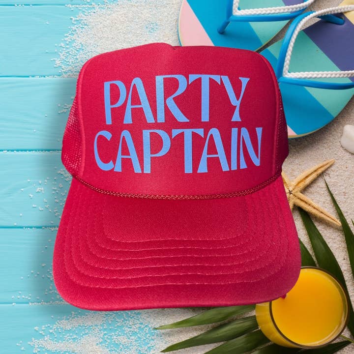 Happi Style - Wholesale Trucker Hat - Women's - Party Captain Foam Trucker Hat