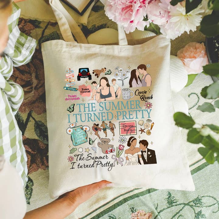 Seven hearts shop - Wholesale Tote Bag - Women's - The summer I turned pretty Tote Bag 0