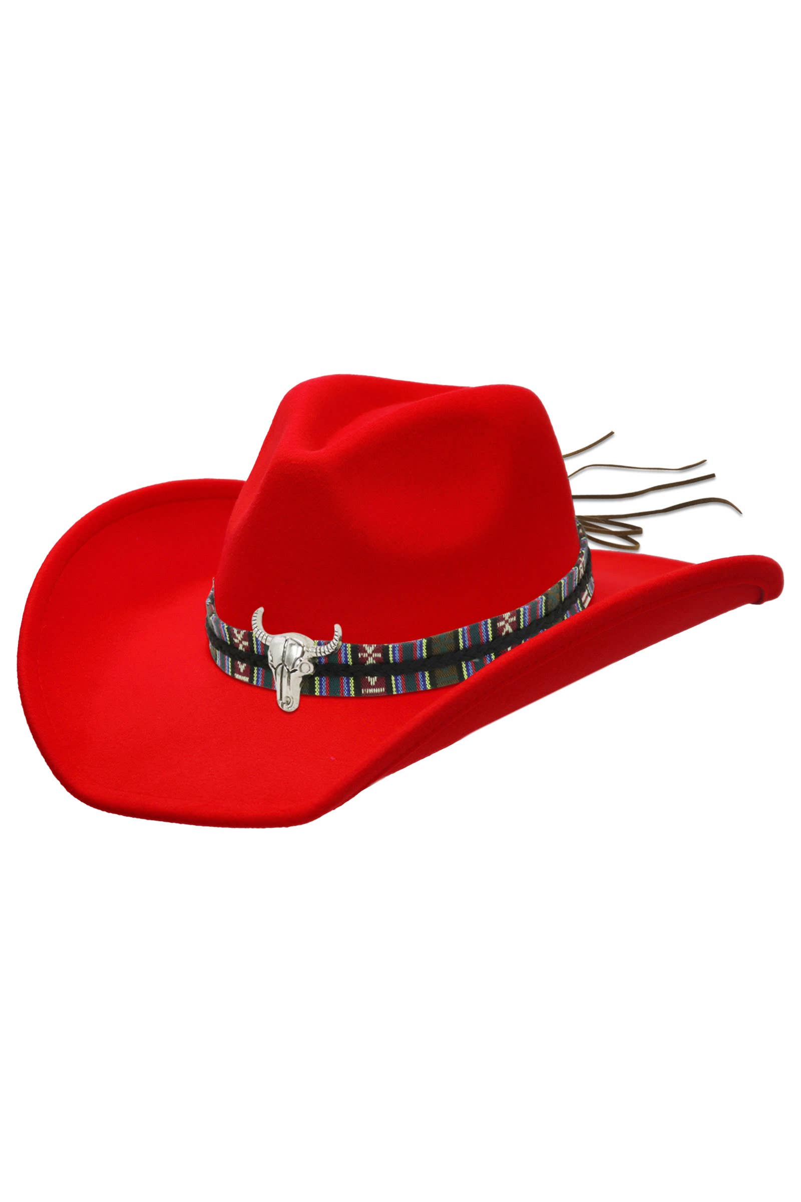 Cap Zone – Chapéu de cowboy - Unissexo por atacado – Chapéu de Feltro Cowboy Cap Zone Tycoon com Aba Relaxada e Fivela Tribal Navajo19