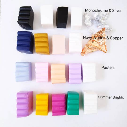Peaches and Tea - Wholesale DIY craft kit - XL 125 piece Create, Bake and Make Polymer Clay Earrings Kit1