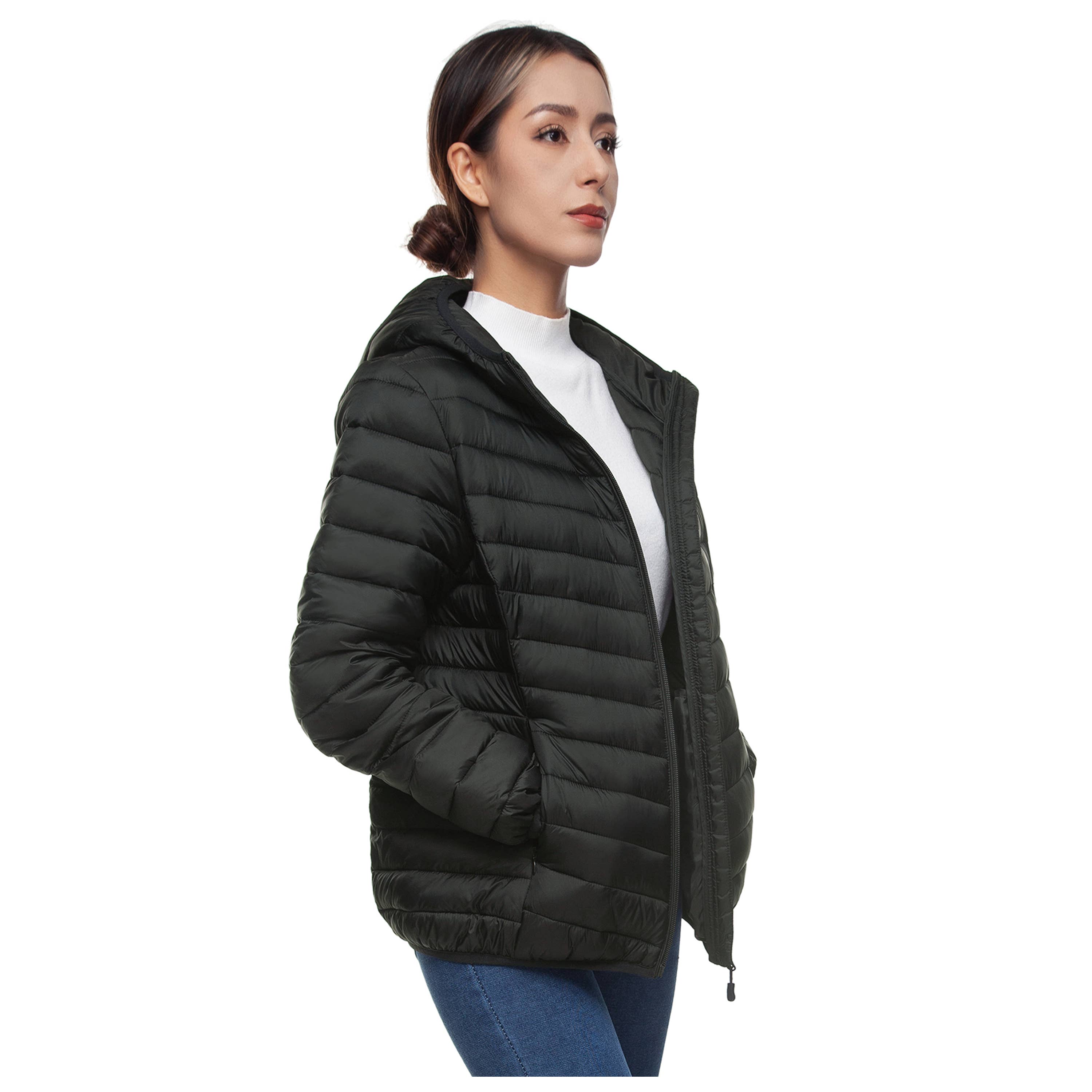 Rokka & Rolla - Wholesale Puffer Jacket - Women's - Women's Light Packable Puffer Jacket17