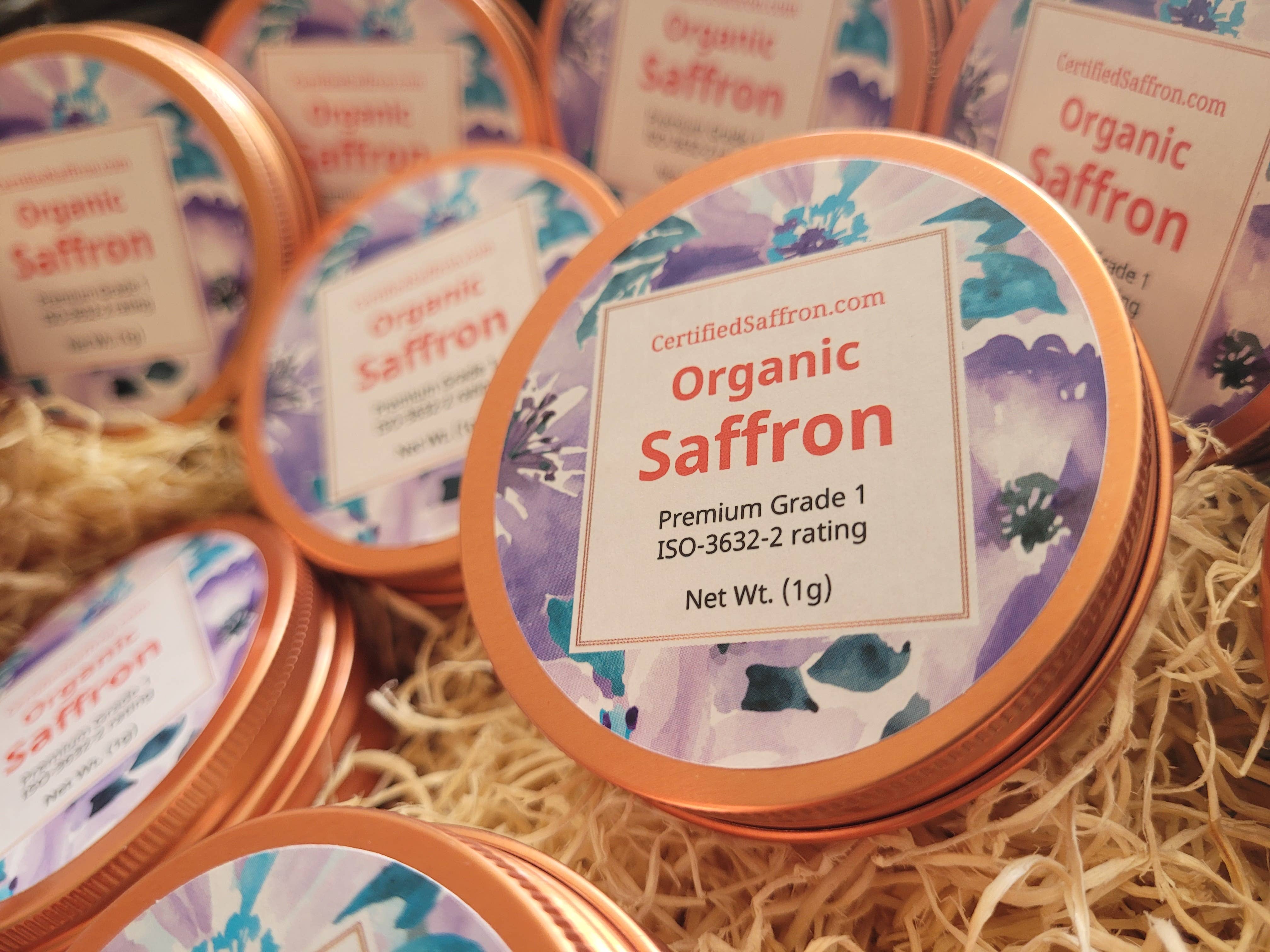 Certified Saffron - Wholesale Dried Spice - Premium Super Negin Saffron Threads, Grade A+, 1gram2