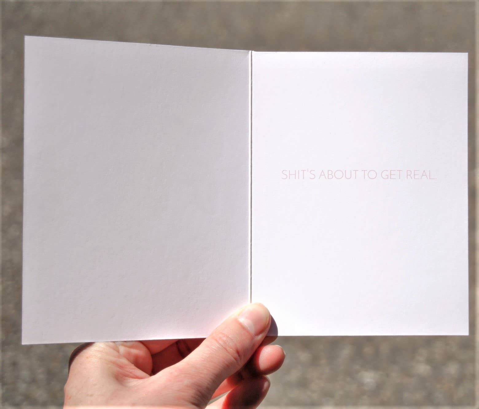 From Me To You - Wholesale Baby Card - Baby Pink Watercolor. Baby Card3