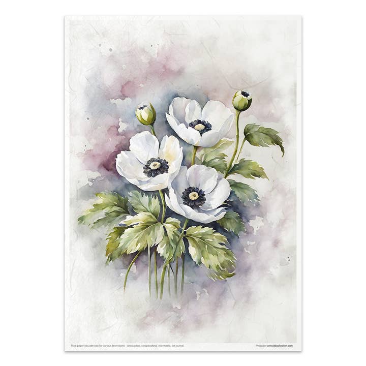 ITD Collection - Wholesale Craft supplies - RP074 - Rice Paper Creative Set - 11pcs x A4 / 8.27x11.7 in2