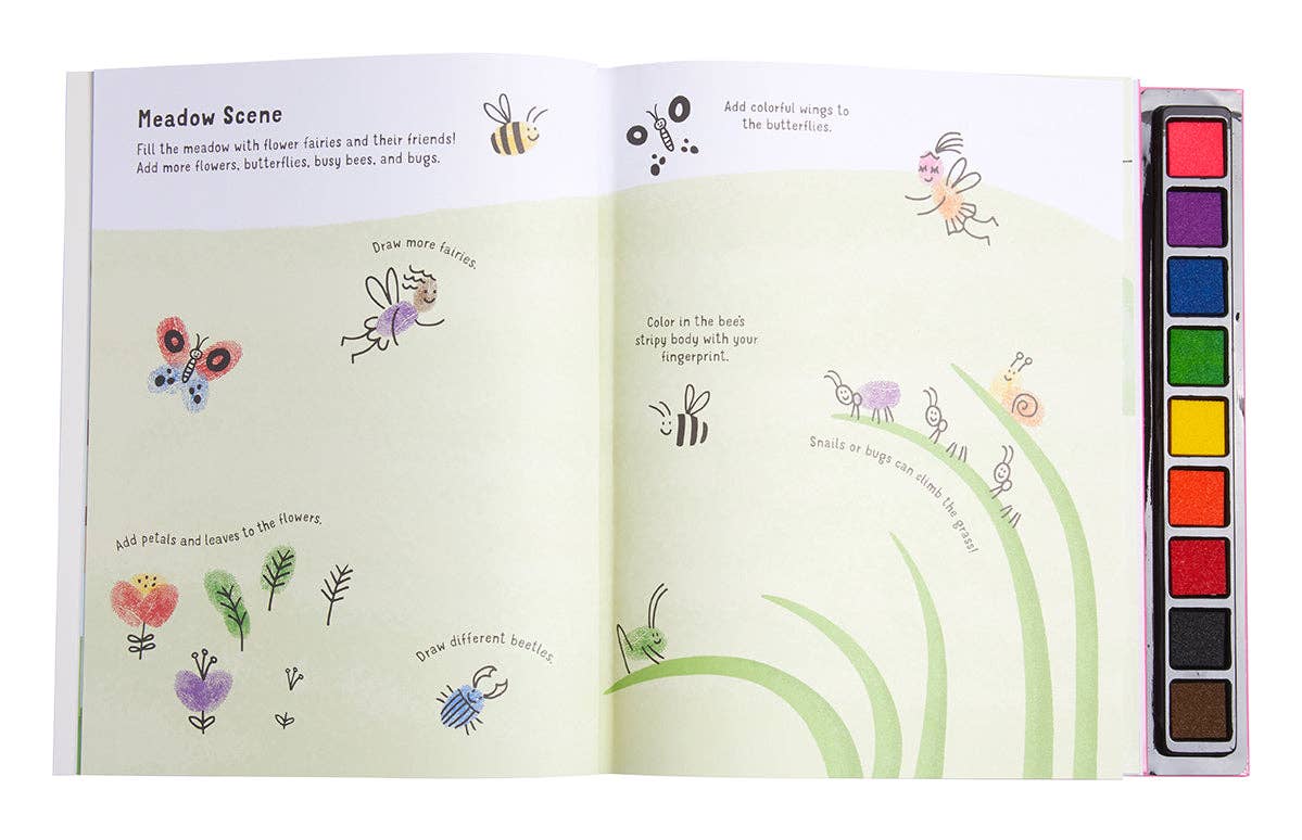 Insight Editions - #1 Pop Culture Publisher - Wholesale Coloring & Activity Book - Kids & Baby - Fingerprint Fairies1