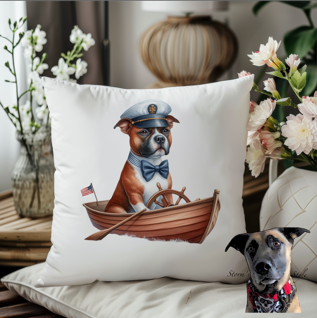 Storms Style – wholesale Throw/decorative pillow – Staffordshire Bull Terrier - Staffie Cushion - 39 designs5