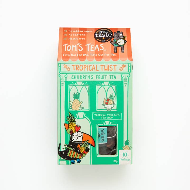 Tom's Teas – wholesale Health/detox tea – Tropical Twist - children's fruit tea1