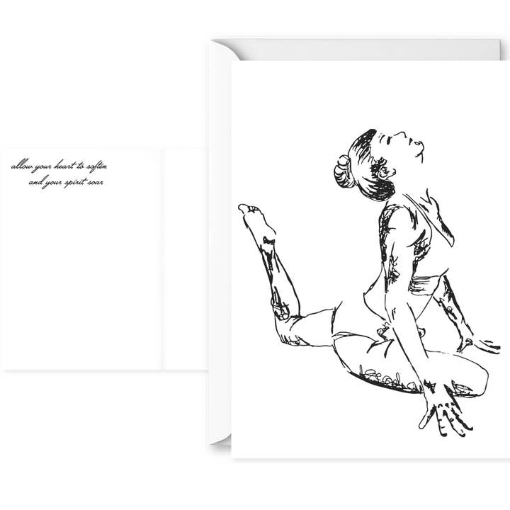 Tarjetas de Notas de Bocetos de Yoga Paquete de 20 para venta al por mayor de Lux Press Group | LPG Greetings