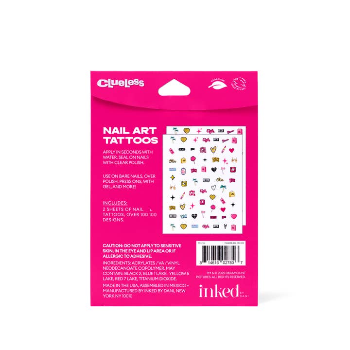 INKED by Dani - Wholesale Nail Art/Decal - INKED by Dani x Clueless: Whatever Nail Art1