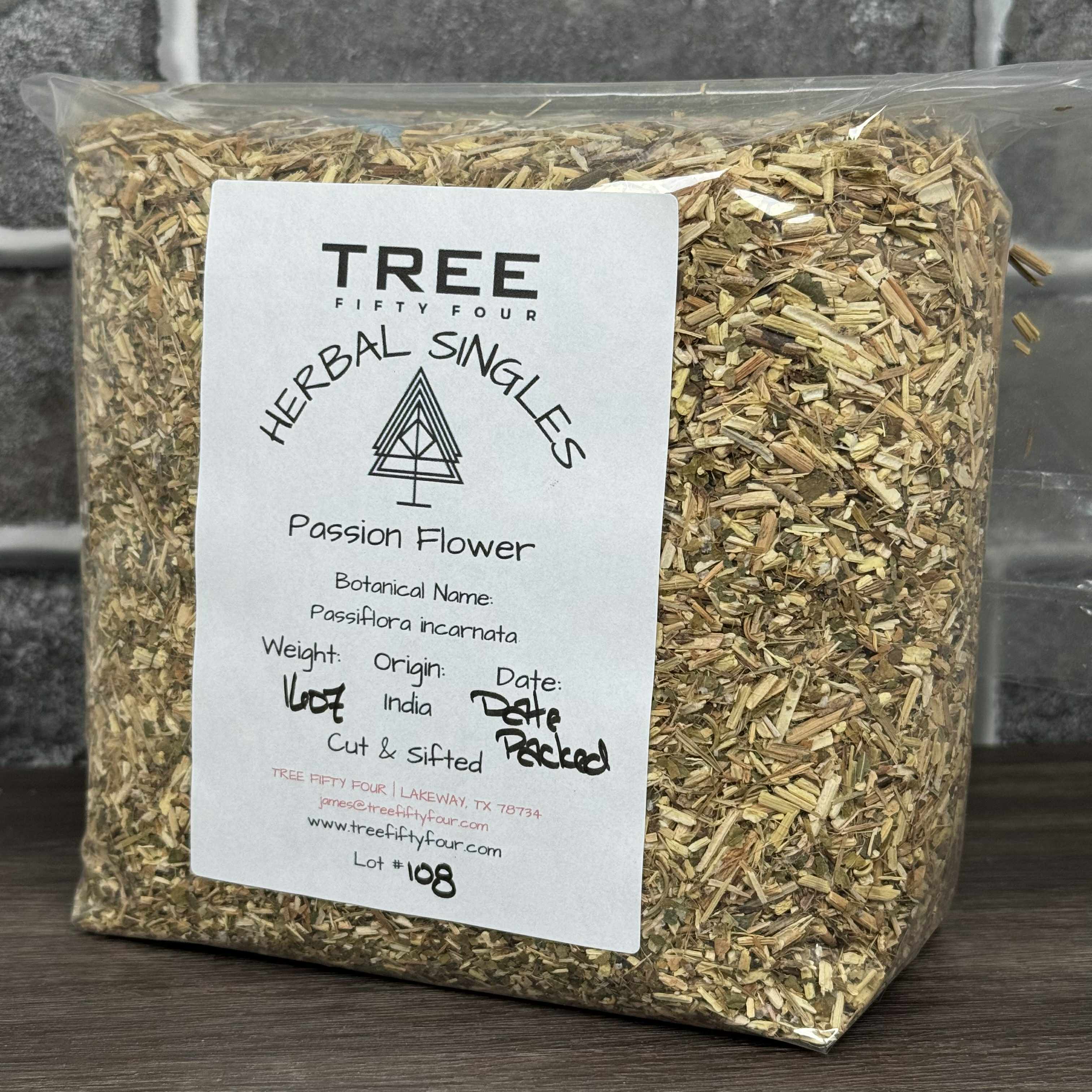 Tree Fifty Four - Wholesale Loose Tea - Passion Flower | 2oz - 1 KG | Bulk Herbs2