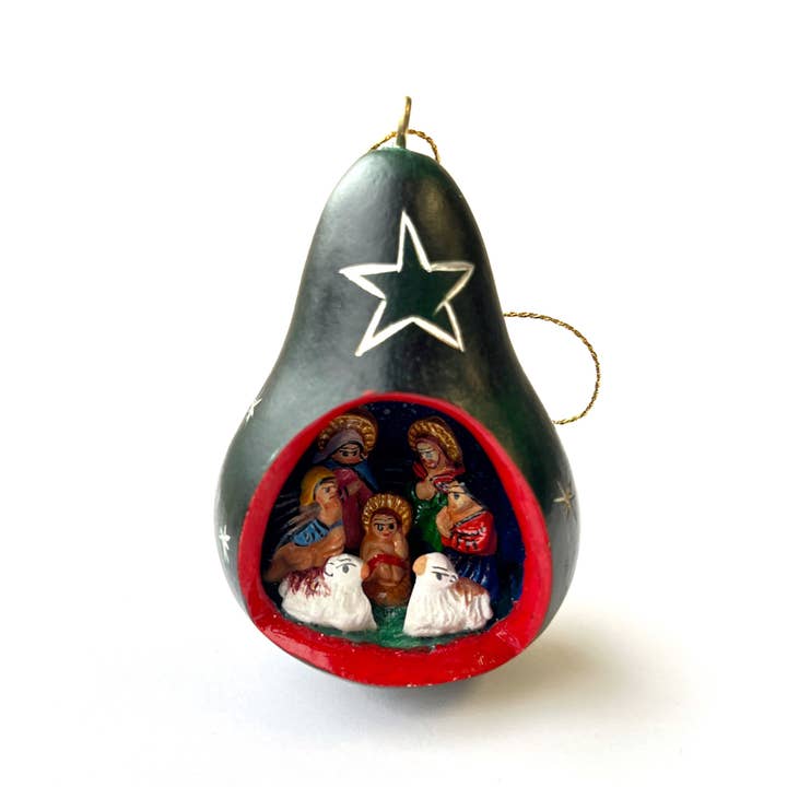 Ornaments 4 Orphans - Wholesale Ornament - Gourd Nativity Christmas Ornament2