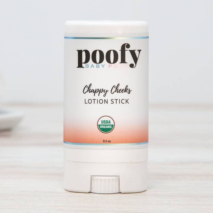 Loción en barra orgánica Chappy Cheeks para venta al por mayor de Poofy Organics