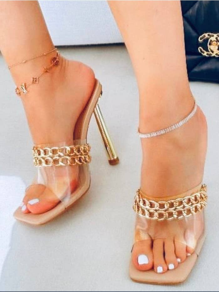 Kickz Wholesale - Wholesale High Heels - Women's - Bella Marie THE TRAVIS HEELS CLEAR