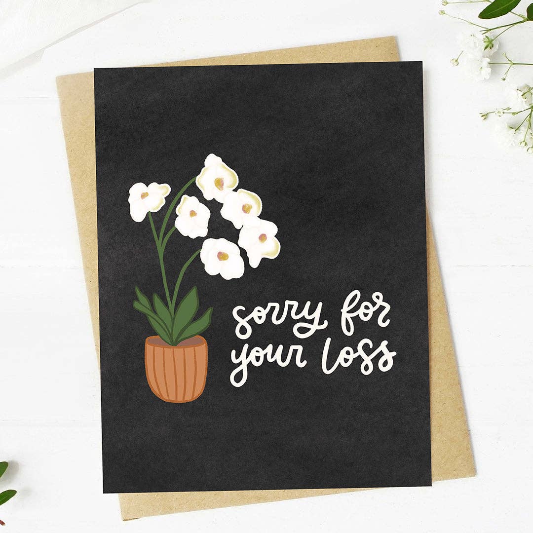 Big Moods - Wholesale Sympathy Card - "Sorry for your loss" Sympathy Card3