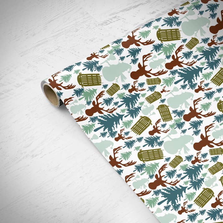 Hoja de Rubí - Papel de Arte Wonderland para venta al por mayor de Phillips Designs