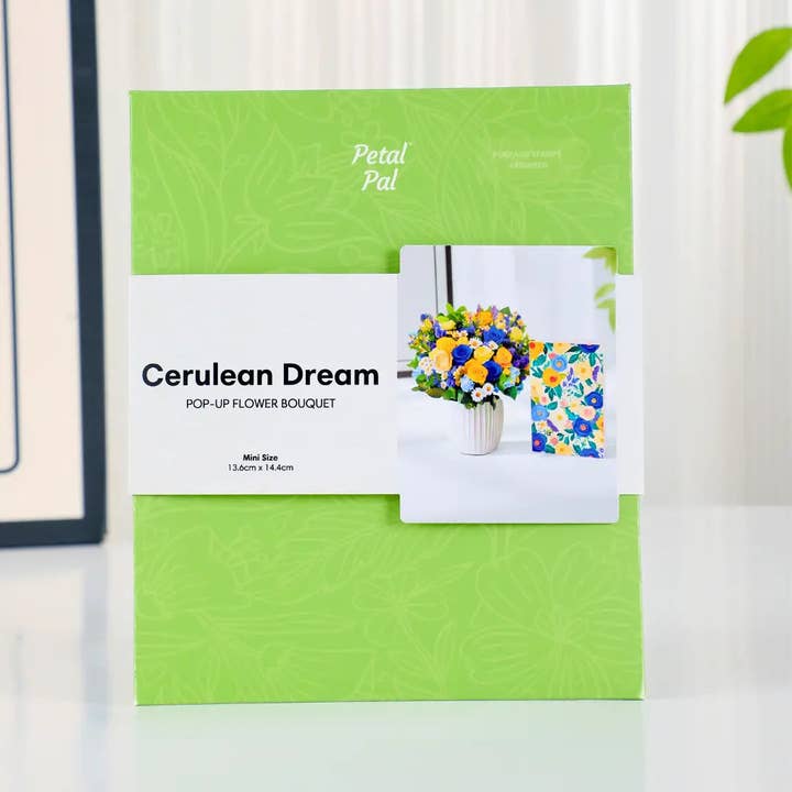 PetalPal - Wholesale Artificial Flowers - Mini Cerulean Dream Pop-Up Bouquet4