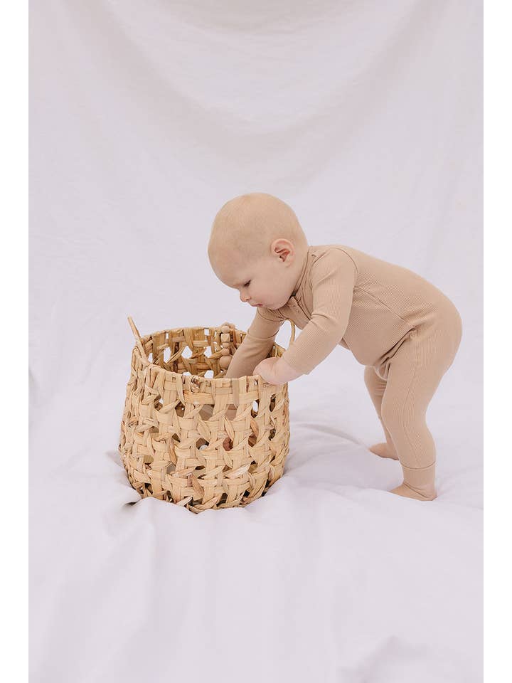 Earth Baby Outfitters - Wholesale Jumpsuit - Baby - Bamboo Ribbed Long Sleeve Henley Romper9