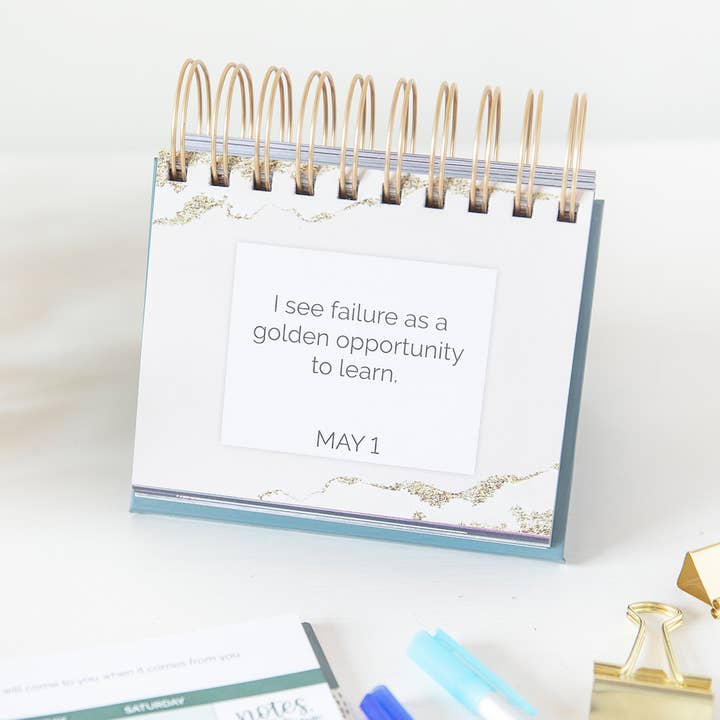 bloom daily planners - Wholesale Calendar - Positive Affirmations Daily Desk Easel9