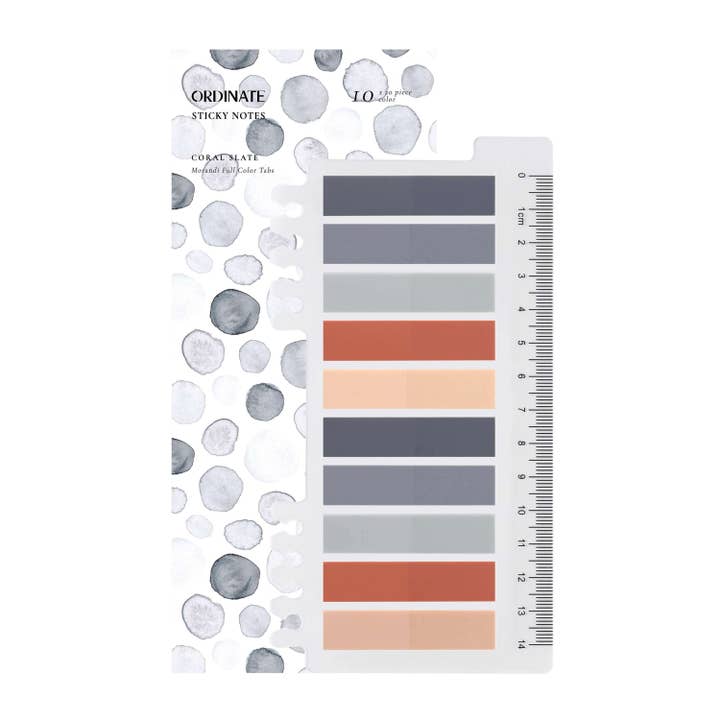 Coral Slate | adhesive strips | sticky notes | stationery for wholesale by Ordinate