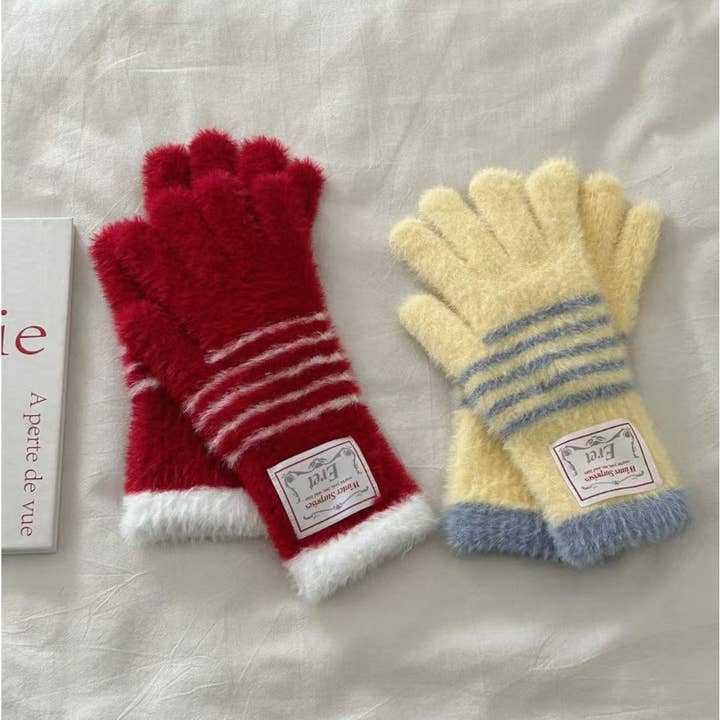 Funkyrel® Atzbranding Limited - Wholesale Gloves - Women's - Gloving - Women’s Touchscreen Stripe Gloves11