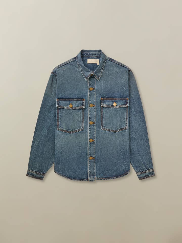 Noah Overshirt in Japanese Denim for wholesale by Road to Nowhere Clothing